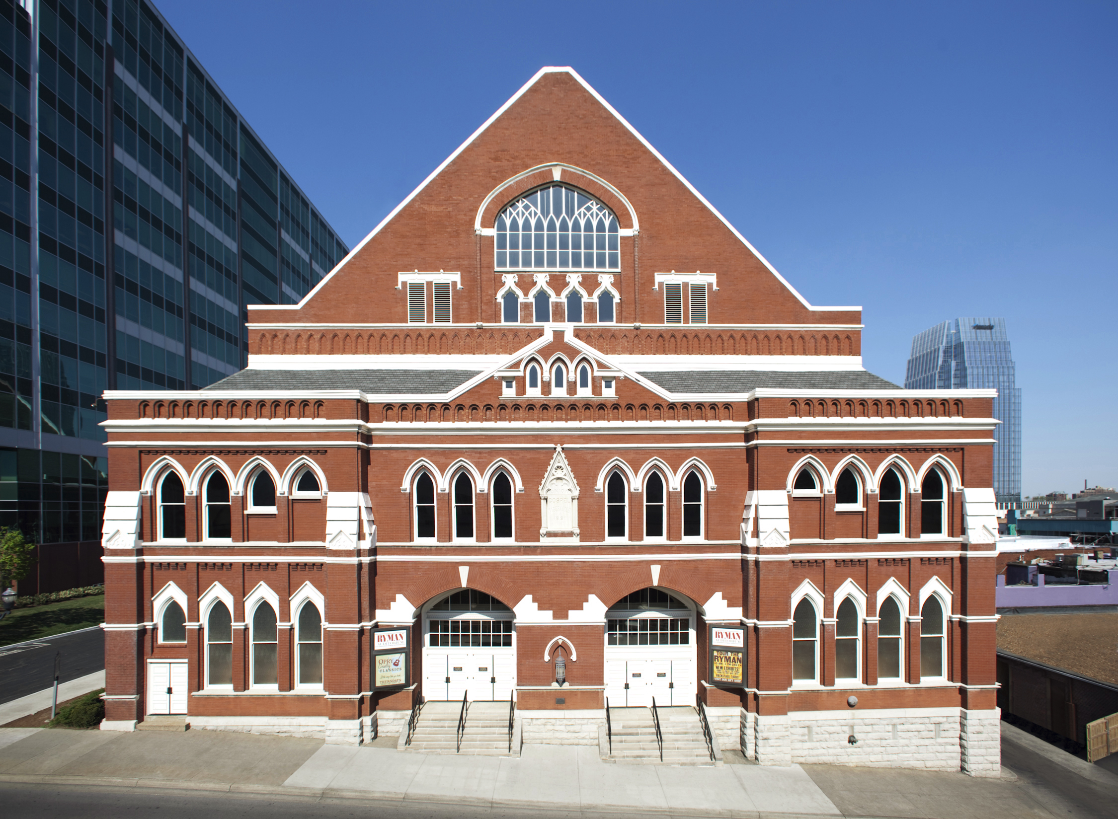 Ryman Auditorium in Nashville, Tennessee (photo courtesy of destination) Ryman Auditorium in Nashville, Tennessee (photo courtesy of destination)
