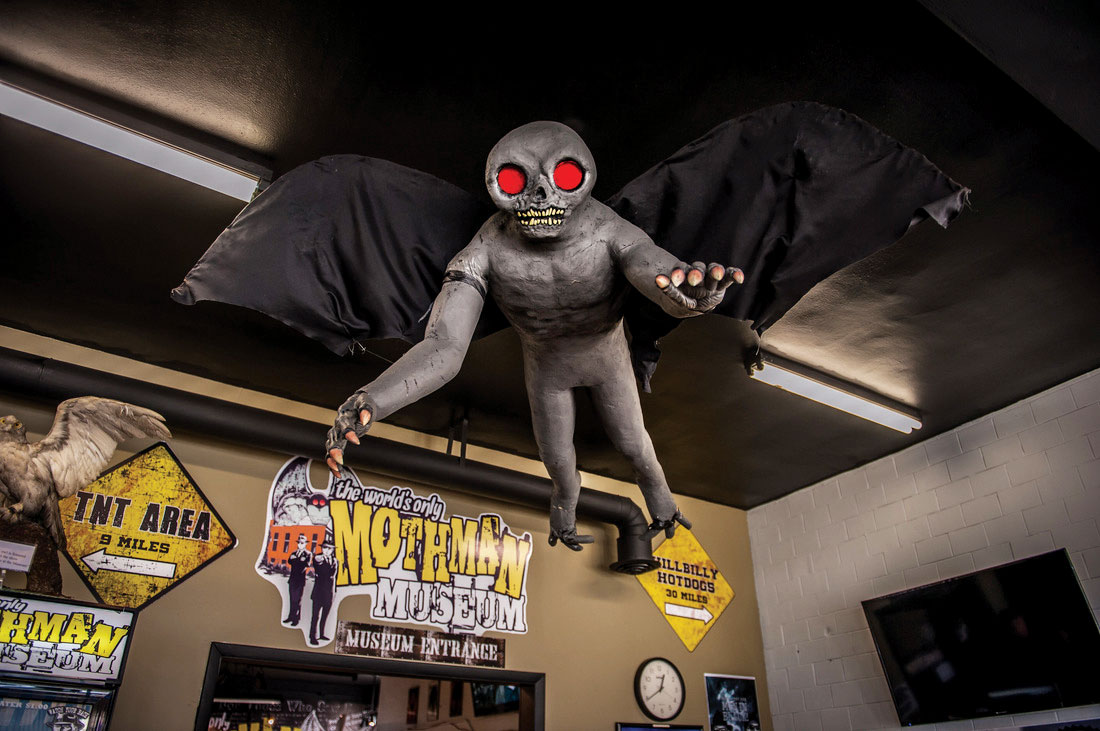 Mothman Museum in Point Pleasant, West Virginia (photo courtesy of destination) Mothman Museum in Point Pleasant, West Virginia (photo courtesy of destination)