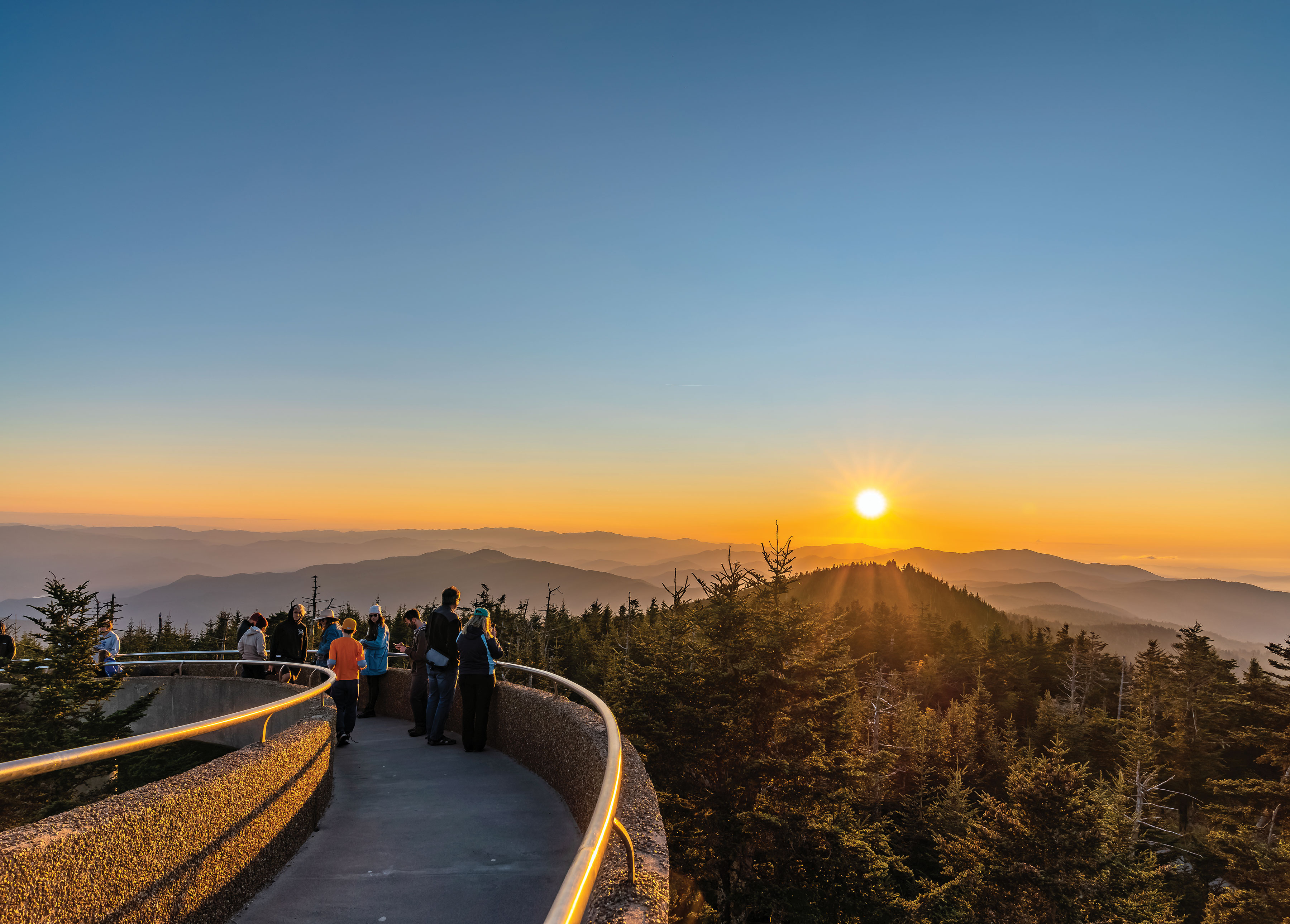 Clingmans Dome in Great Smoky Mountains National Park in Tennessee (photo by Steve Markos) Clingmans Dome in Great Smoky Mountains National Park in Tennessee (photo by Steve Markos)