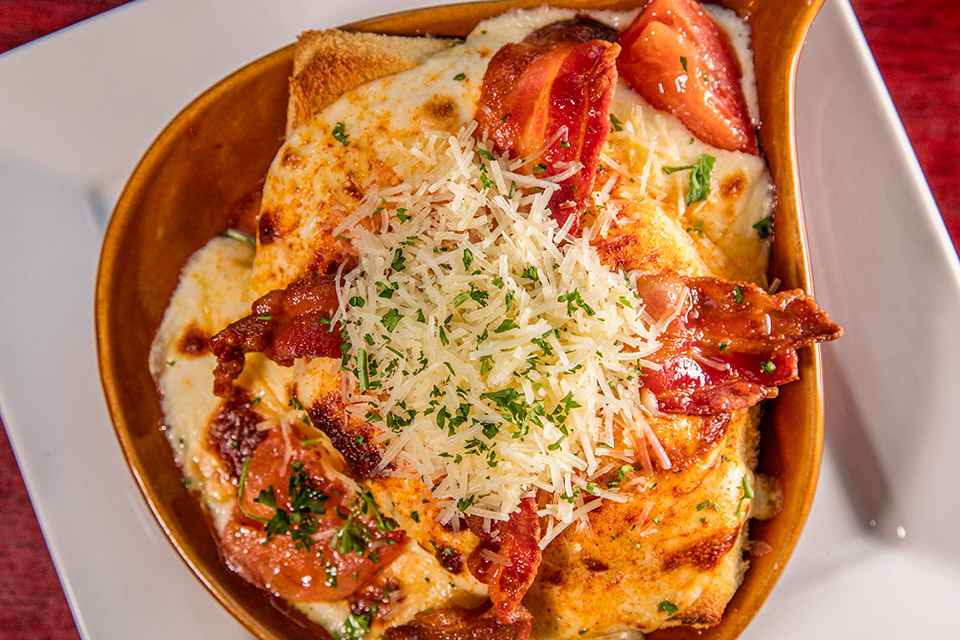 The Hot Brown at The Brown Hotel in Louisville, Kentucky (photo by Chris Witzke) The Hot Brown at The Brown Hotel in Louisville, Kentucky (photo by Chris Witzke)