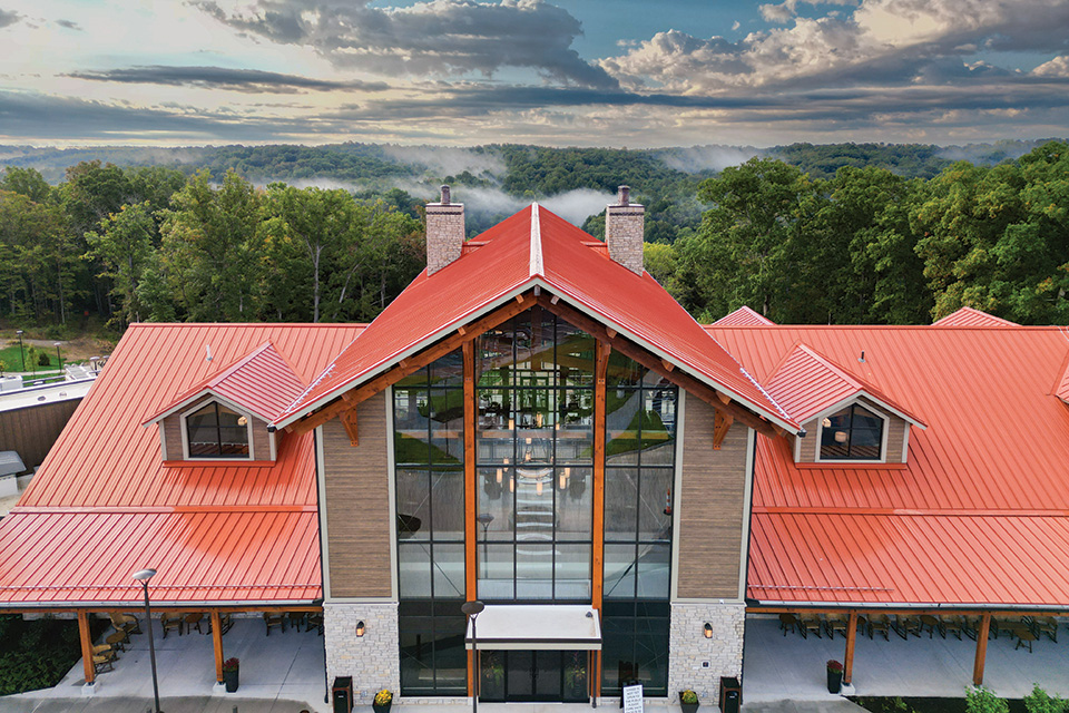Hocking Hills State Park Lodge & Conference Center in Logan, Ohio (photo courtesy of Ohio Department of Natural Resources) Hocking Hills State Park Lodge & Conference Center in Logan, Ohio (photo courtesy of Ohio Department of Natural Resources)